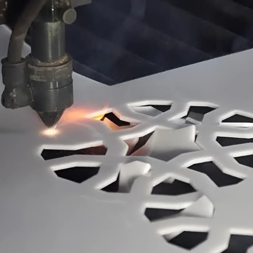 How does laser cutting compare to other PVC processing methods